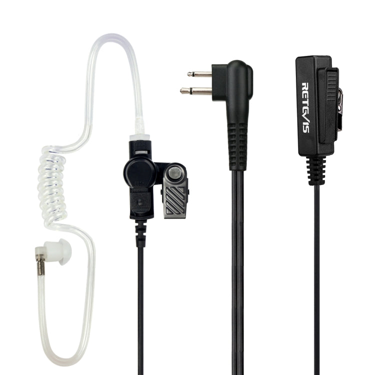 RETEVIS M 2 Pin Long Clip Air Guide Covert Acoustic Tube Earpiece