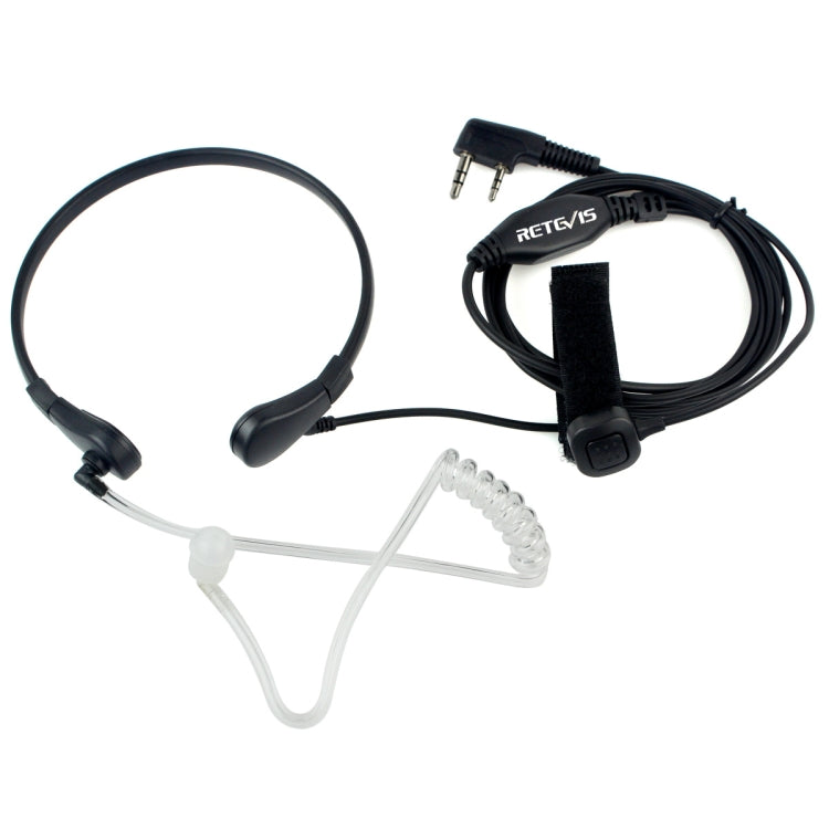 RETEVIS TK Throat PTT Covert Acoustic Tube Earphone Speaker