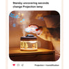 J221 Multifunctional Night Light Projection Humidifier, White Diver, Pink Diver, Pink Lion, White Lion