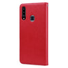Rose Embossed Horizontal Flip PU Leather Case for Galaxy A10, with Holder & Card Slots & Wallet