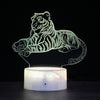 Crack Base Creative 3D Colorful LED Decorative Night Light, Touch Version, DW01, DW02, DW03, DW04, DW05, DW06, DW07, DW08, DW09, DW10, DW11, DW12, DW13, DW14