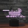 Black Base Creative 3D LED Decorative Night Light, Powered by USB and Battery, locomotive 2, Wine Barrel, Cute Dog 6, Karate, Ice Skating 3, Motorcycle Stunt 1, Mushroom 2, Bull Terrier, Diamond Ring, Scepter, Saxophone