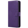 Solid Color Horizontal Flip Protective Case with Holder & Card Slots & Wallet & Photo Frame & Lanyard