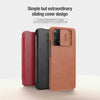 For Xiaomi Redmi Note 11 Pro Global / 11 Pro 5G Global / 11 Pro+ 5G India / 11E Pro 5G NILLKIN QIN Series Pro Crazy Horse Texture Leather Case(Black)
