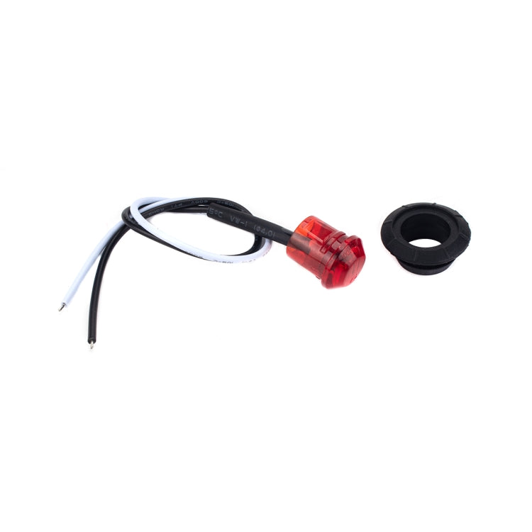 10 in 1 Truck Trailer LED Round Side Marker Lamp, A5010 Red Light, A5011 Amber Light, A5012 White Light, A5013 Red + Amber Light