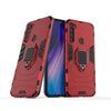 For Xiaomi Note 8T PC + TPU Shockproof Protective Case with Magnetic Ring Holder