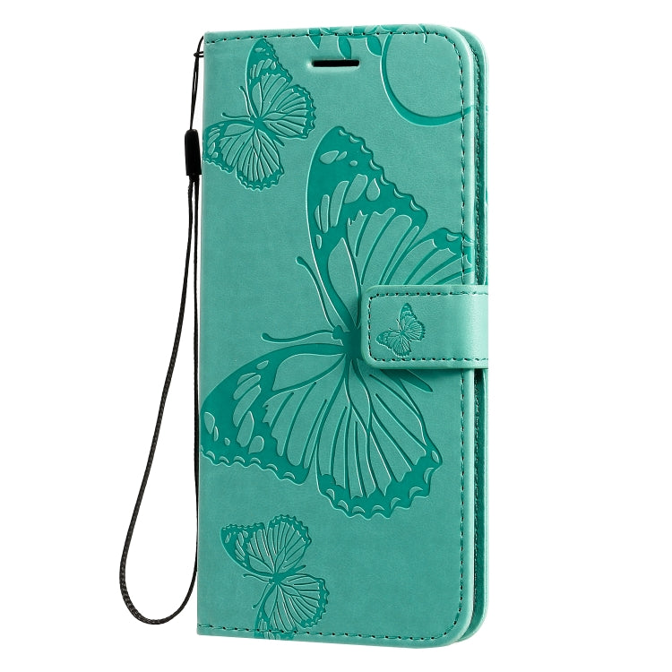 Pressed Printing Butterfly Pattern Horizontal Flip PU Leather Case with Holder & Card Slots & Wallet & Lanyard