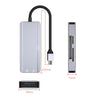 NK-3044 5 in 1 USB-C / Type-C to MS / M2 / CF / TF / SD Card Slots Adapter, NK-3044