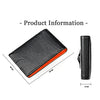 9618 Men RFID Anti-Theft Cowhide Wallet with Location Tracker Pocket