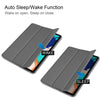 Custer Texture 3-Fold Smart Leather Tablet Case, For iPad Air 13 2025 / 2024 / Pro 12.9 2022