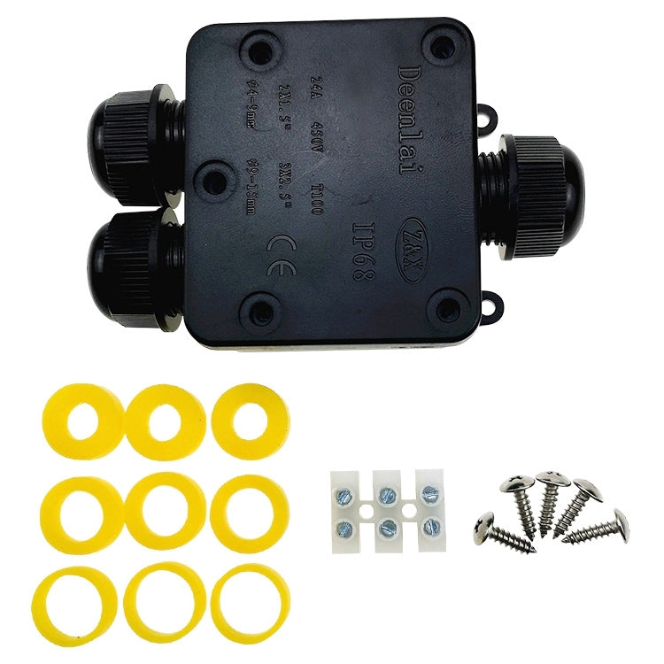 G712 IP68 Waterproof Junction box with Terminal, 5-9mm, 9-12mm, 12-15mm