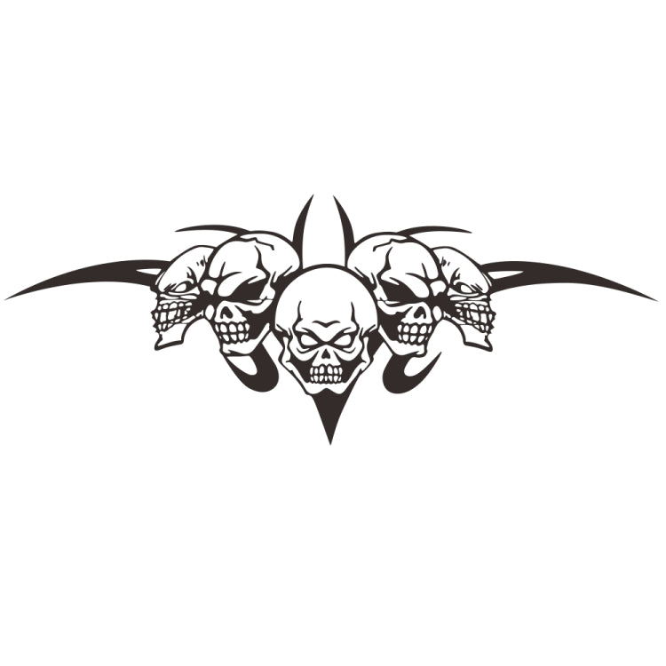 D-299 Skull Pattern Car Modified Hood Decorative Sticker