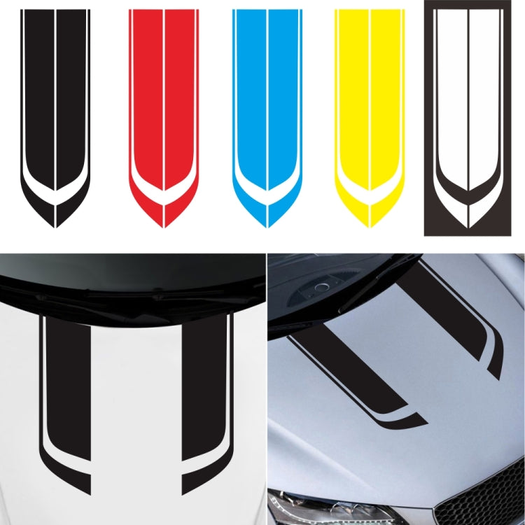 D-711 Stripe Pattern Car Modified Hood Decorative Sticker, D-711