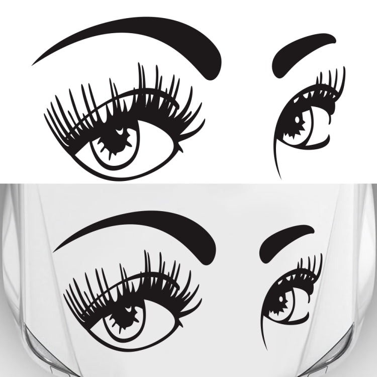 D-821 Beauty Eyes Pattern Car Modified Decorative Sticker