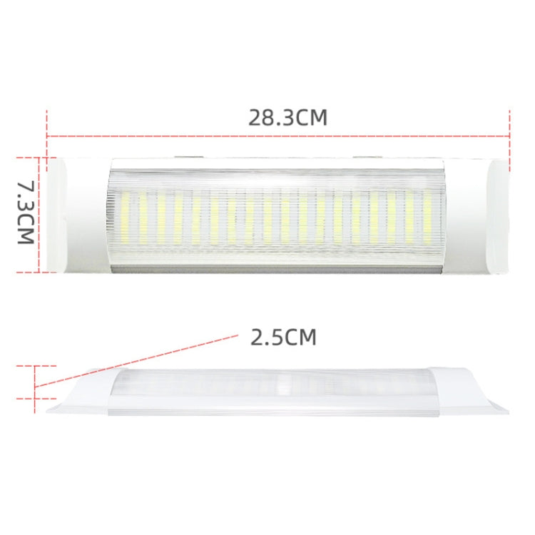 2 PCS ZS-3331 12-80V High Bright 84LEDs RV Dome Light Cabin Light Bar, ZS-3331