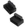 10 PCS 3.0 19P 20P 90 Degree Motherboard Male To Female Extension Adapter, Model:, PH19A, PH19B