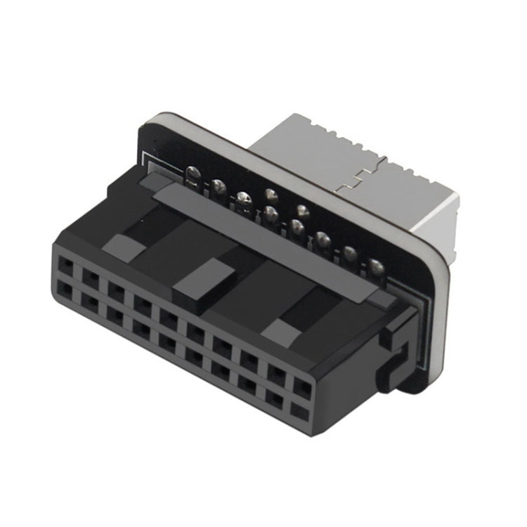 10 PCS 73S Mainboard USB 3.0 19P/20P to Type-E90 Degree Adapter, 10pcs