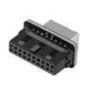 10 PCS 73S Mainboard USB 3.0 19P/20P to Type-E90 Degree Adapter, 10pcs