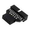 10 PCS Motherboard USB 2.0 9Pin to USB 3.0 19Pin Plug-in Connector Adapter, PH23A, PH23B