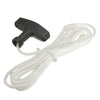 Lawn Mower Chainsaw Trimmer Universal Recoil Pull Start Handle with Rope Cord, Rope Length:5.5m, 3m, 4m, 5m, 5.5m