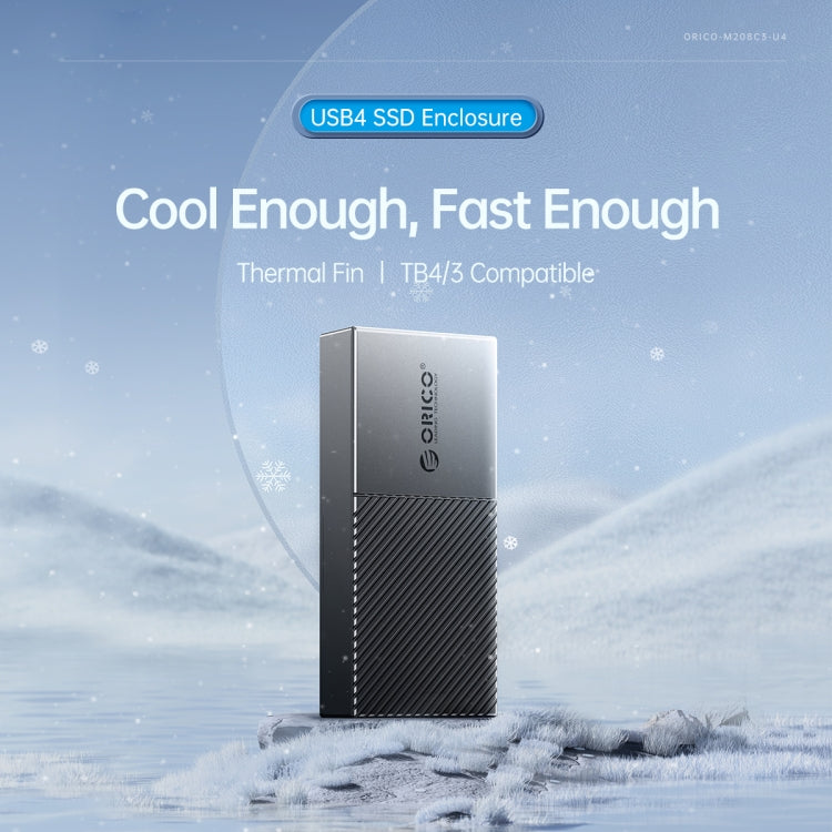 ORICO 10Gbps USB3.2 Gen2 Type-C M.2 NVMe/NGFF(SATA) Dual Protocol SSD Enclosure