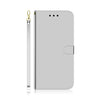 Mirror-like Magnetic Attraction Horizontal Flip Leather Case with Lanyard, Support Holder & Card Slot & Wallet
