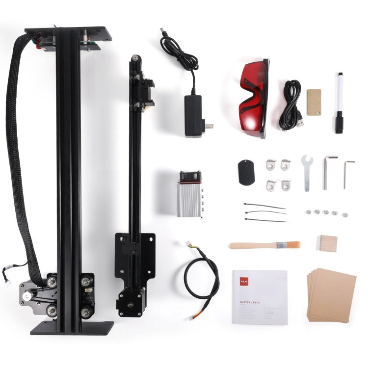 NEJE MASTER 3 Plus Laser Engraver with N40630 Laser Module, MASTER 3 Plus with N40630 (EU Plug), MASTER 3 Plus with N40630 (US Plug)