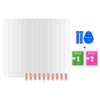 50 PCS 0.26mm 9H 2.5D Tempered Glass Film