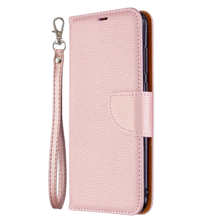 Litchi Texture  Pure Color Horizontal Flip PU Leather Case with Holder & Card Slots & Wallet & Lanyard
