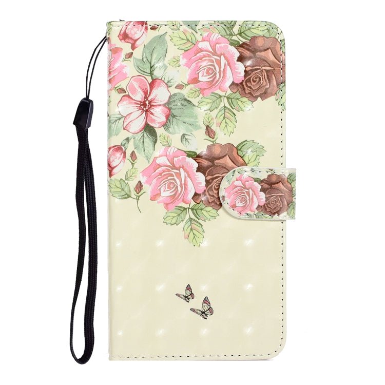 3D Colored Drawing Horizontal Flip Leather Case with Holder & Card Slot & Wallet
