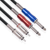 3051K63 Dual RCA Male to Dual 6.35mm 1/4 inch Male Mixer Audio Cable, 1m, 2m, 3m
