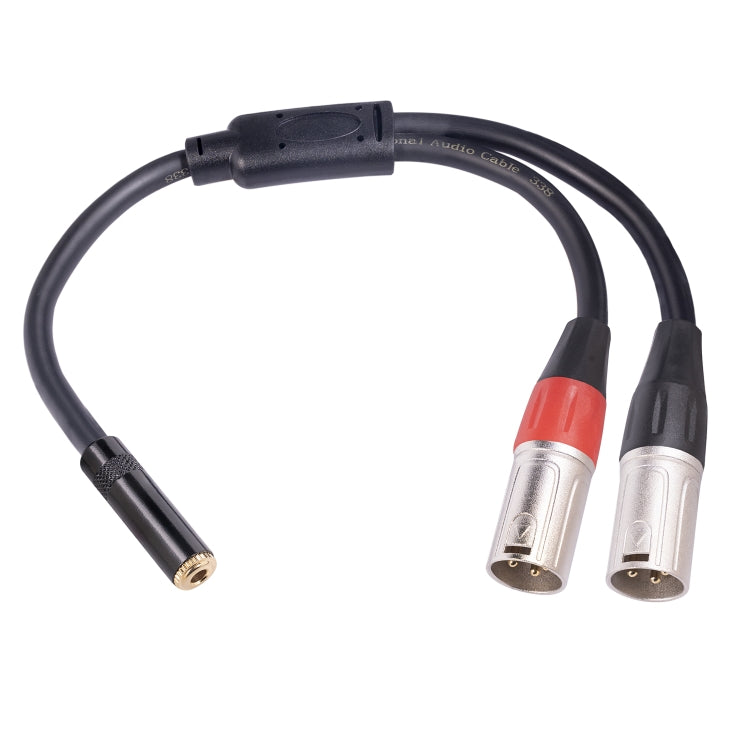 TC227YXK402-03 3.5mm Female to Dual XLR 3pin Male Audio Cable