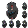 HXSJ A868 7-Keys Colorful Luminous Wired Mouse with Fire Button, A868