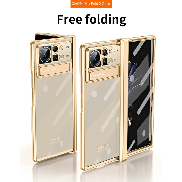 Electroplated Hinge Transparent Phone Case