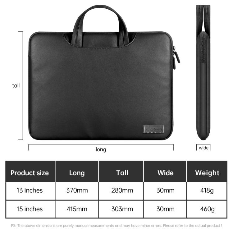 Waterproof PU Laptop Bag Inner Bag, 13 / 14 inch, 15 inch