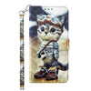 3D Painted Pattern Leather Phone Case