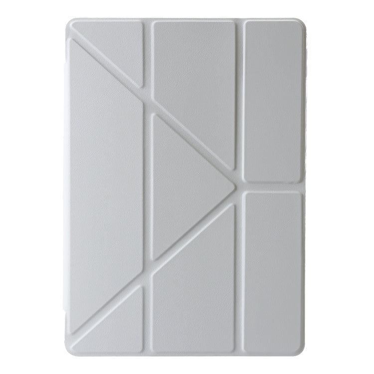 Clear Acrylic Deformation Leather Tablet Case