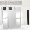 3-fold Clear TPU Smart Leather Tablet Case