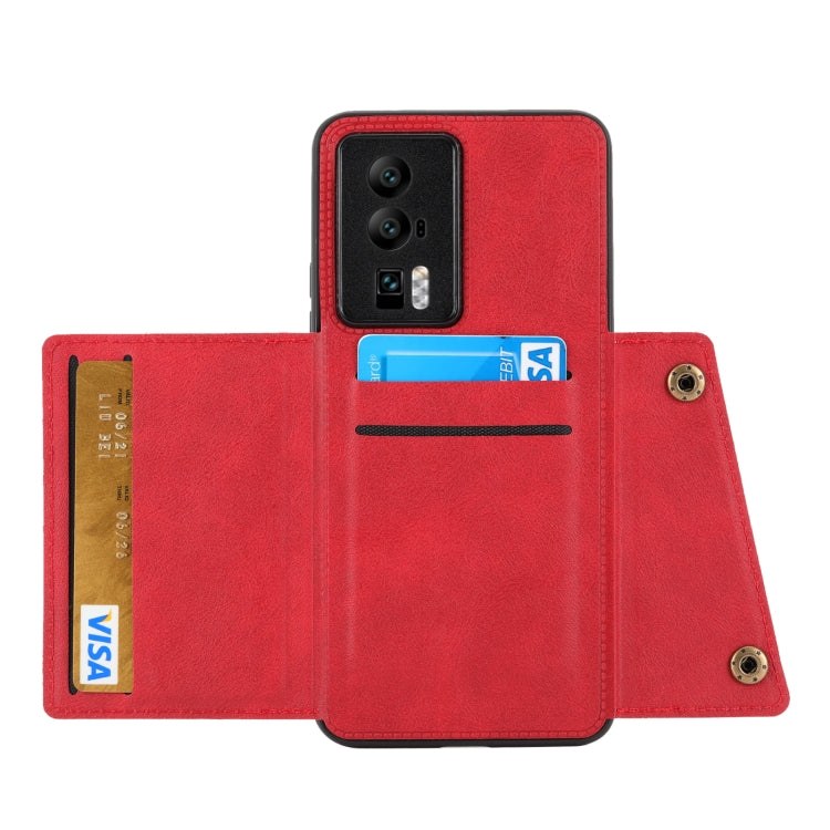Double Buckle Magnetic PU+TPU Phone Case