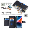 Sheep Texture Cross-body Zipper Wallet Leather Phone Case