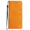 Ethnic Embossed Adsorption Leather Phone Case, For iPhone 13, For iPhone 13 Pro, For iPhone 13 Pro Max, For iPhone 12 / 12 Pro