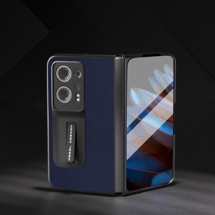 Integrated Black Edge Genuine Leather Mino Phone Case with Holder