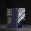 Integrated Black Edge Genuine Leather Mino Phone Case with Holder