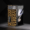 Integrated Black Edge Leopard Phone Case with Holder