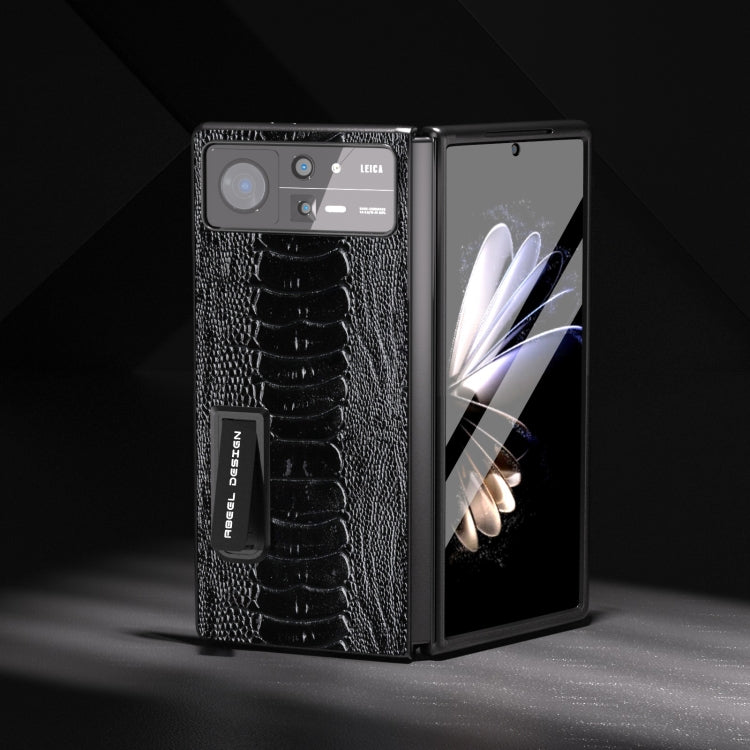 Integrated  Genuine Leather Weilai Series Phone Case with Holder