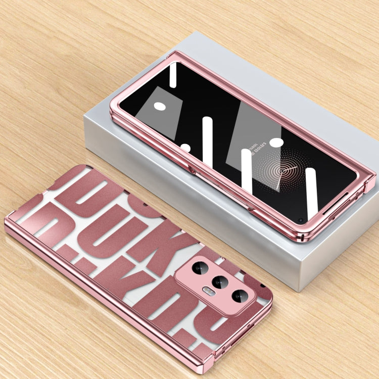 Integrated Electroplating Folding Phone Case with Hinge
