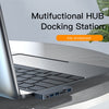 Yesido HB10 6 in 1 USB-C / Type-C Ports Multifunctional Docking Station HUB Adapter, HB10