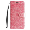 Embossed Sunflower Leather Phone Case, For iPhone 16, For iPhone 15 Pro Max, For iPhone 15 Pro, For iPhone 15 Plus
