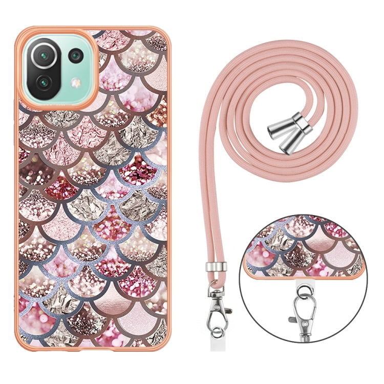 Electroplating IMD TPU Phone Case with Lanyard