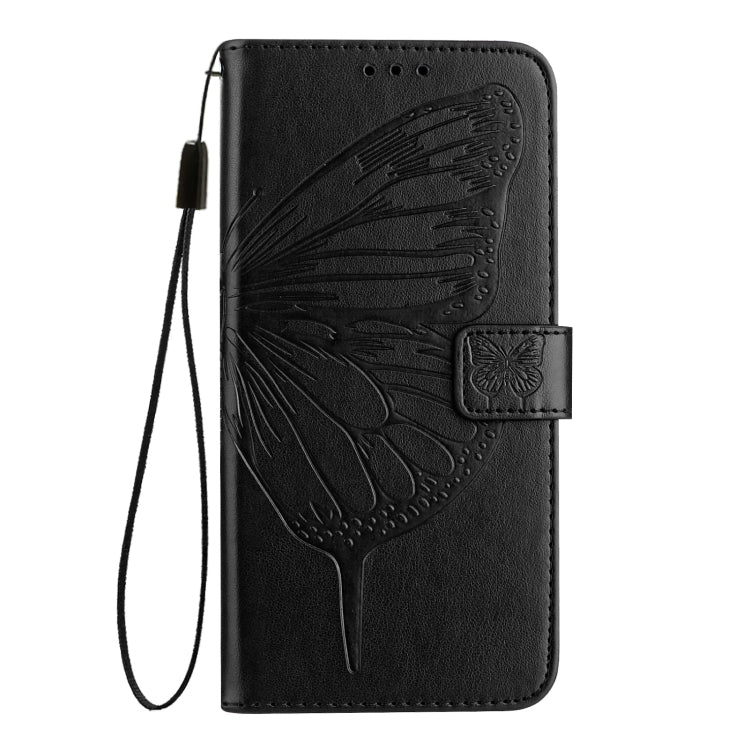 Embossed Butterfly Leather Phone Case, For iPhone 16, iPhone 16e, For iPhone 15 Pro Max